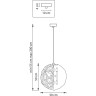 Светильник подвесной LIGHTSTAR Fermo 724064